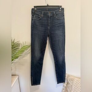 Citizens Of Humanity Rocket high rise skinny with studs